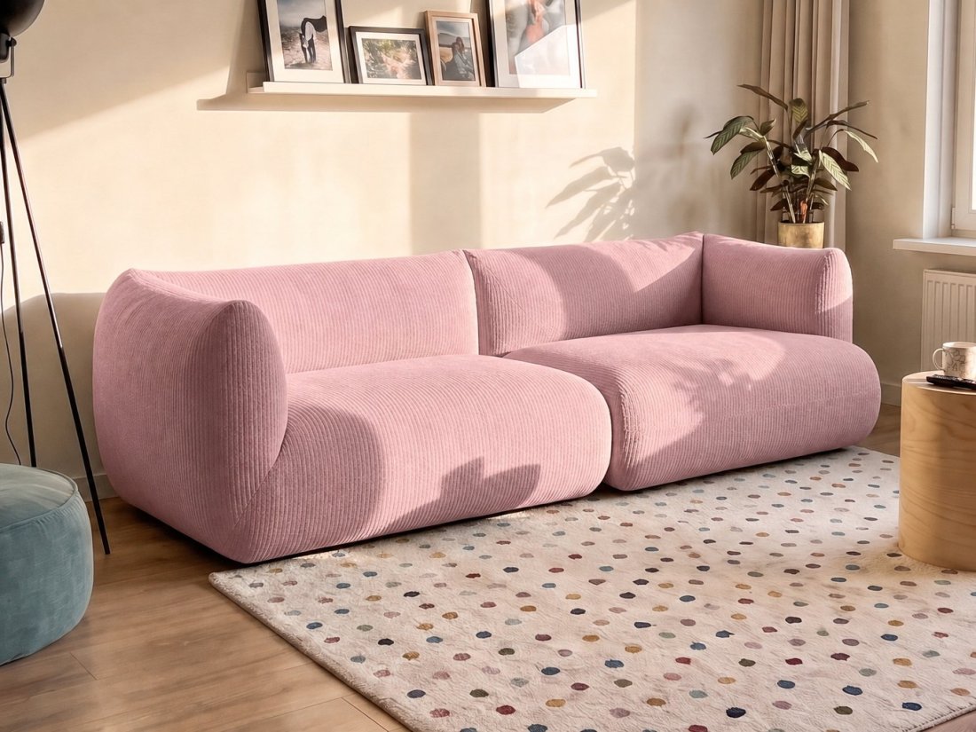 Veendam 2 Zits in roze – kleurimpressie – A-meubel