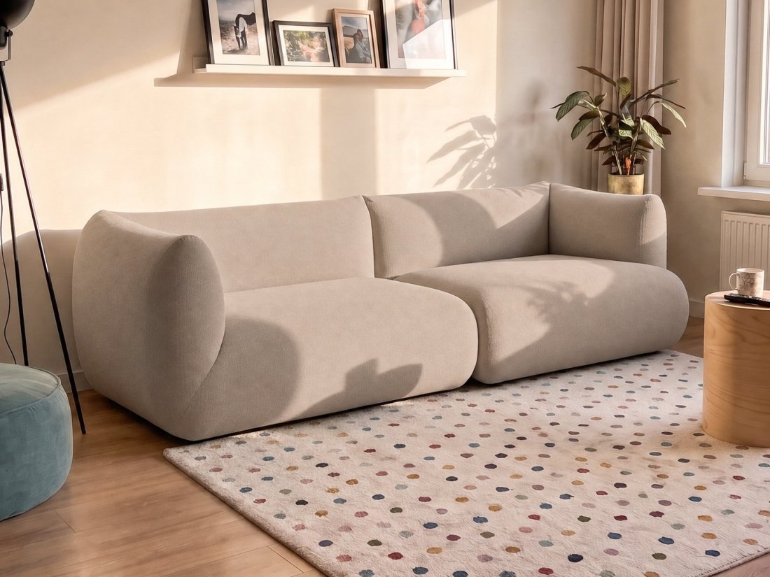 Veendam 2 Zits in taupe – kleurimpressie – A-meubel