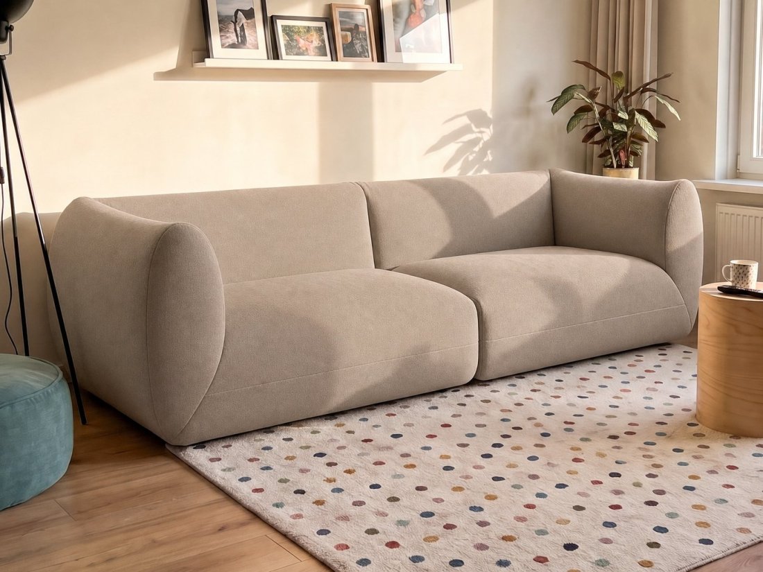 Veendam 3 Zits in taupe – kleurimpressie – A-meubel