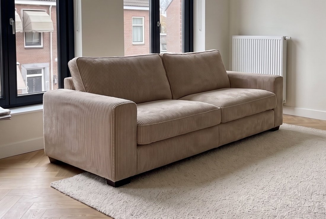 2-5 zits bank Venlo 2.5 Zits Bank in beige – A-meubel