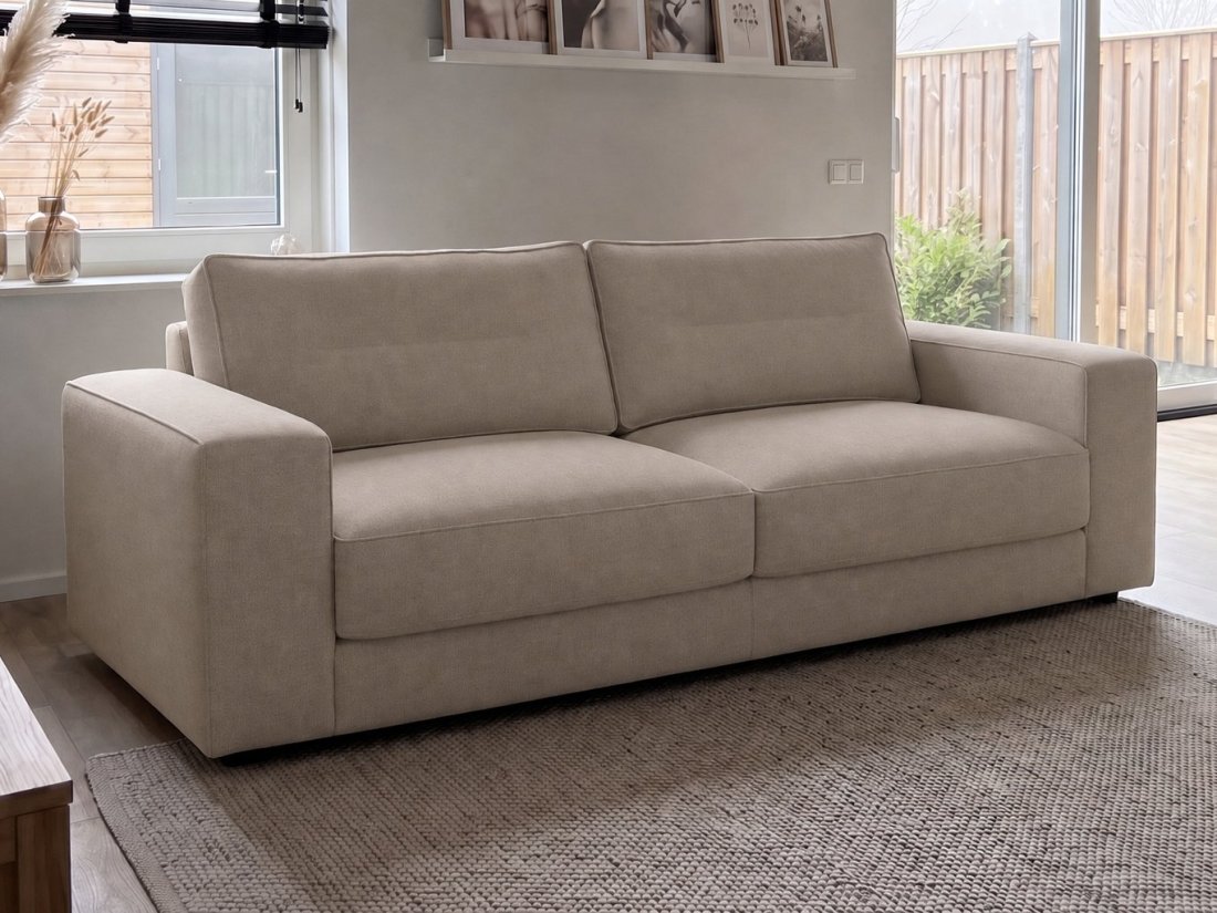 Venray 2.5 Zits in taupe – kleurimpressie – A-meubel