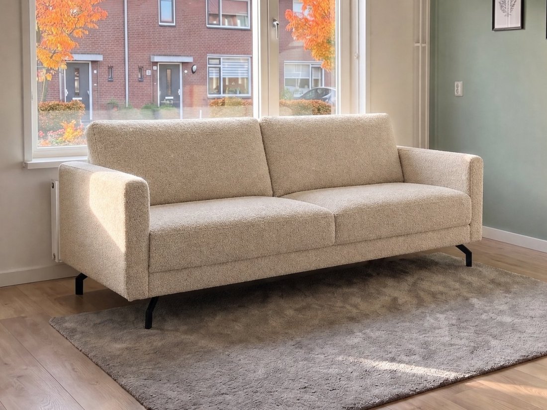 Vleuten 2.5 Zits in beige – kleurimpressie – A-meubel
