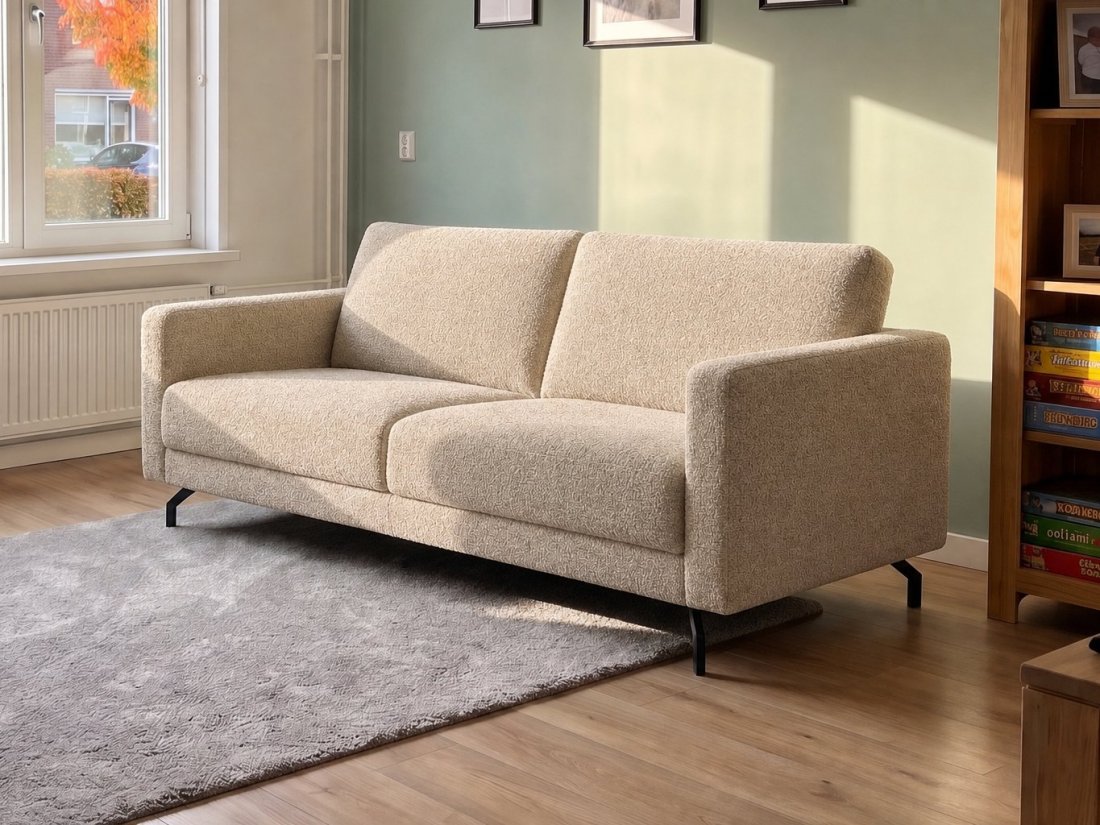 Vleuten 2 Zits in beige – kleurimpressie – A-meubel