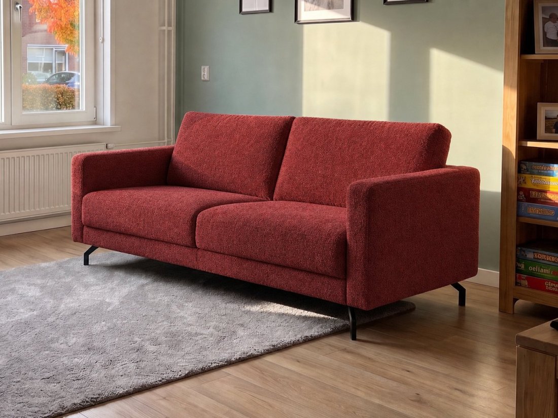 Vleuten 2 Zits in rood – kleurimpressie – A-meubel