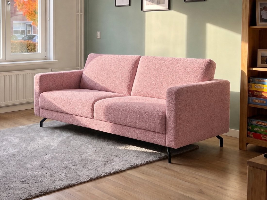 Vleuten 2 Zits in roze – kleurimpressie – A-meubel