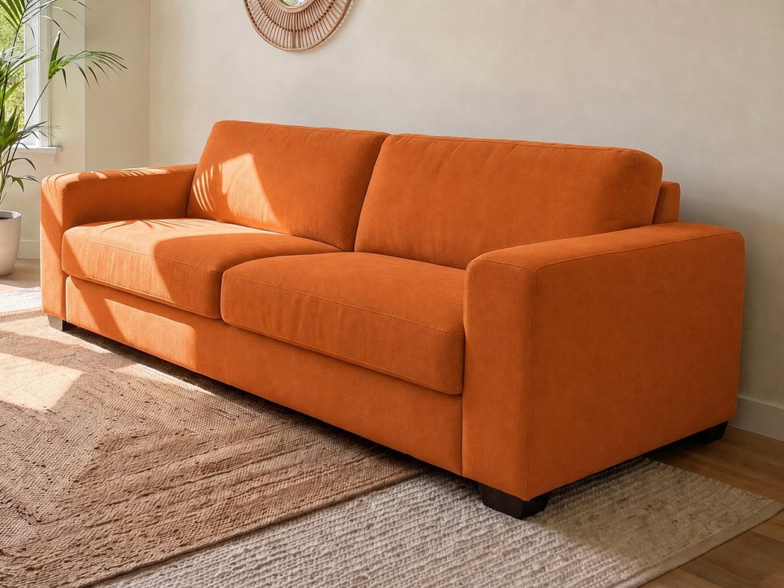 Voorburg 2 Zits in oranje – kleurimpressie – A-meubel