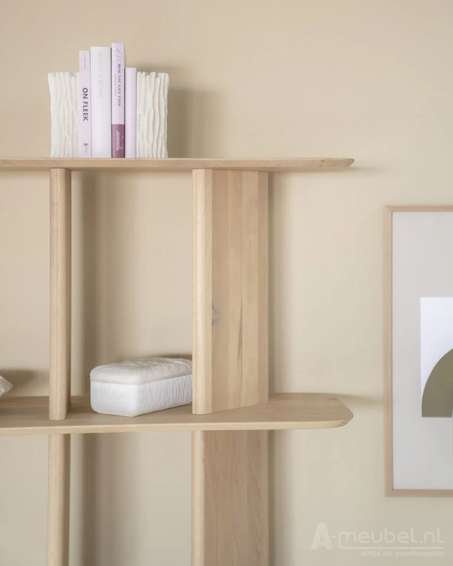 Wandkast Ty - Naturel - 96222 180cm – foto 6 – A-meubel