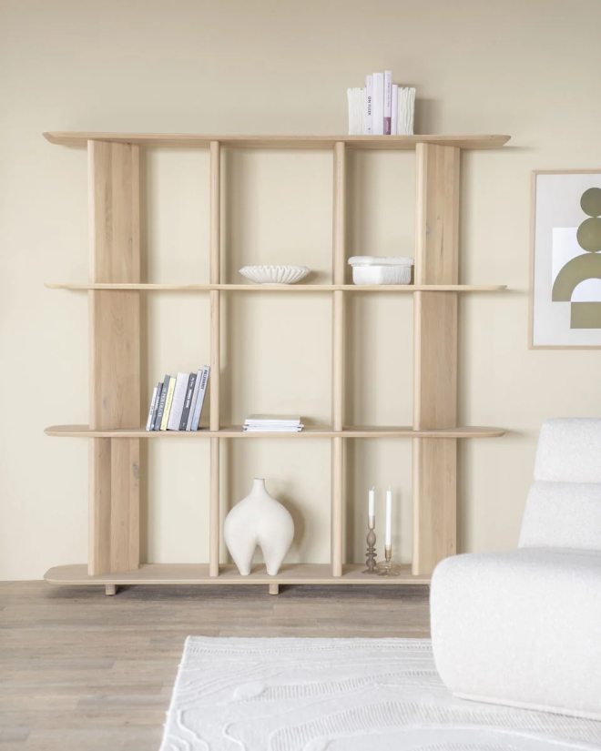 Wandkast Ty - Naturel - 96222 180cm – foto 7 – A-meubel