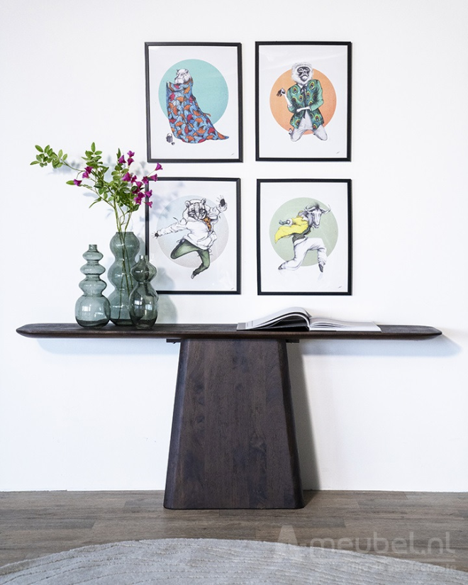 Wandtafel Aron - Bruin - 95767 180cm – foto 2 – A-meubel