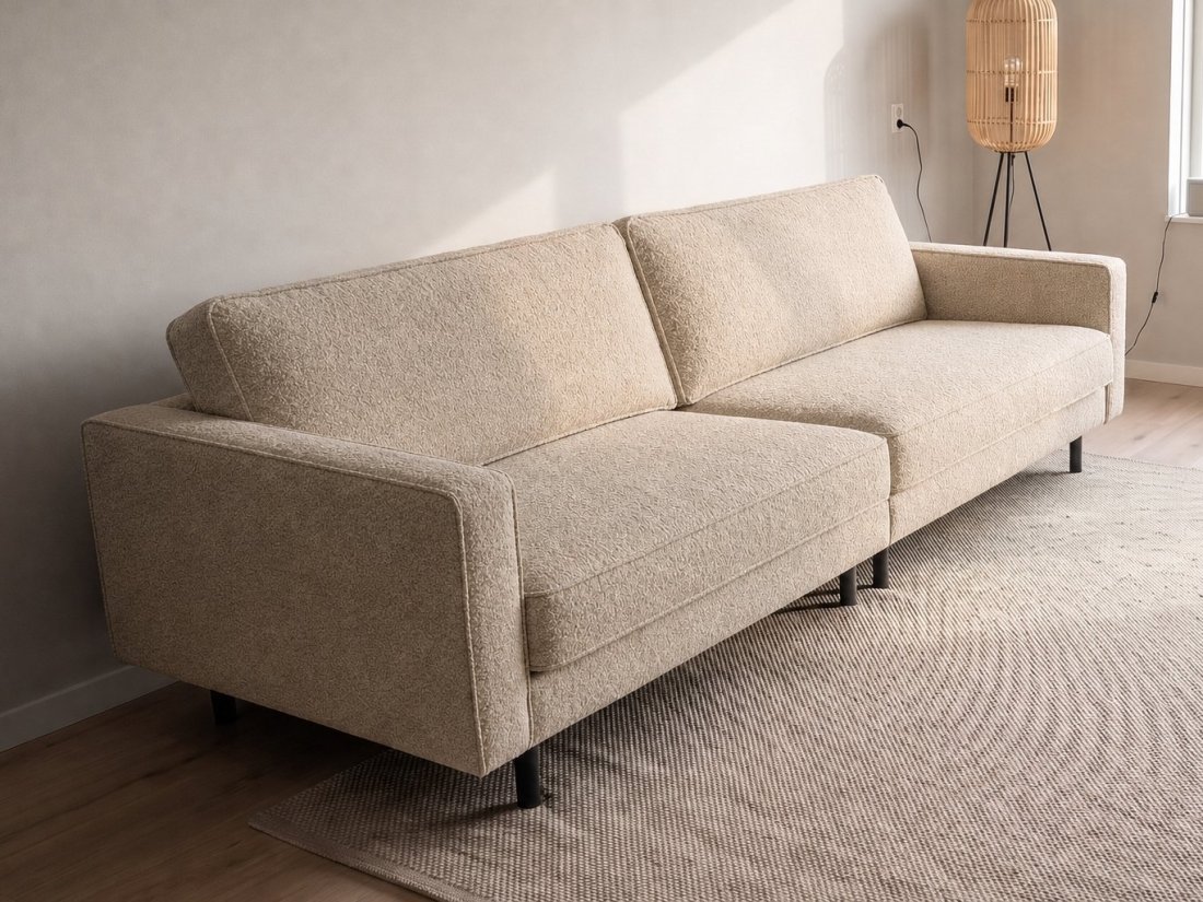 Westervoort 2.5 Zits in beige – kleurimpressie – A-meubel
