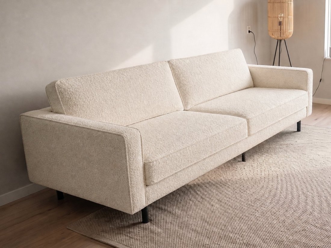 Westervoort 3 Zits in creme – kleurimpressie – A-meubel
