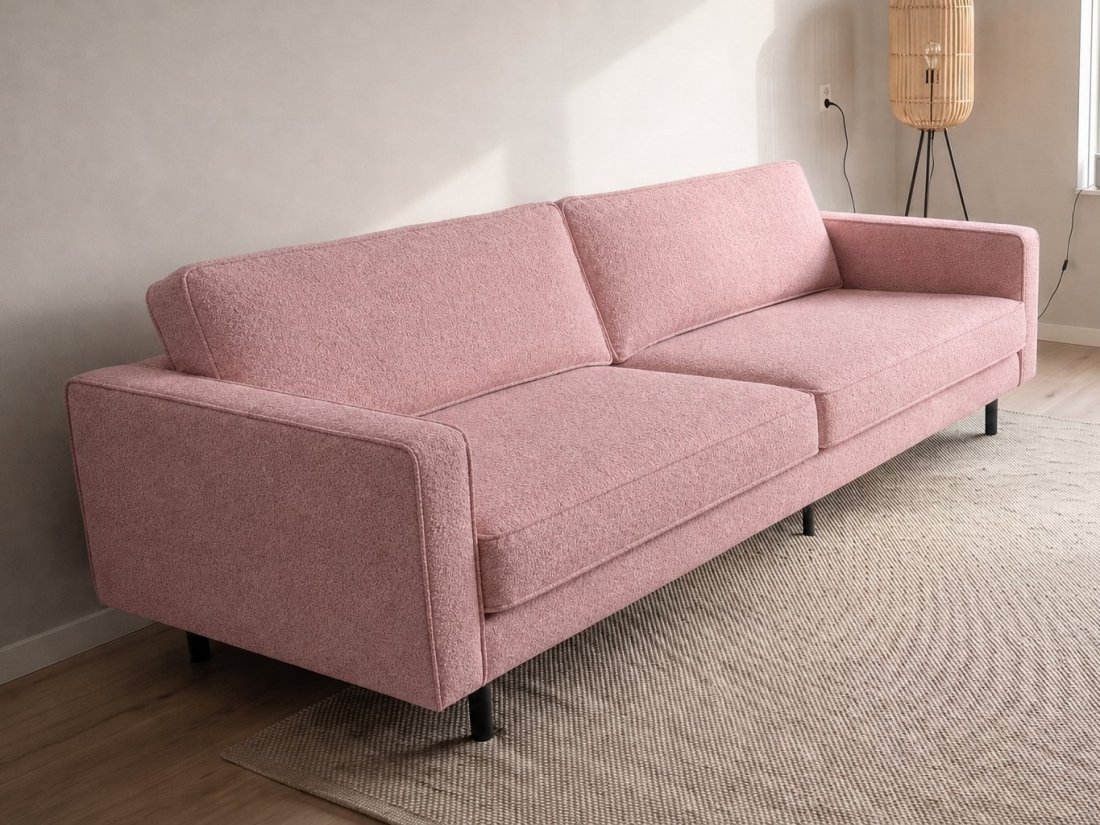 Westervoort 3 Zits in roze – kleurimpressie – A-meubel