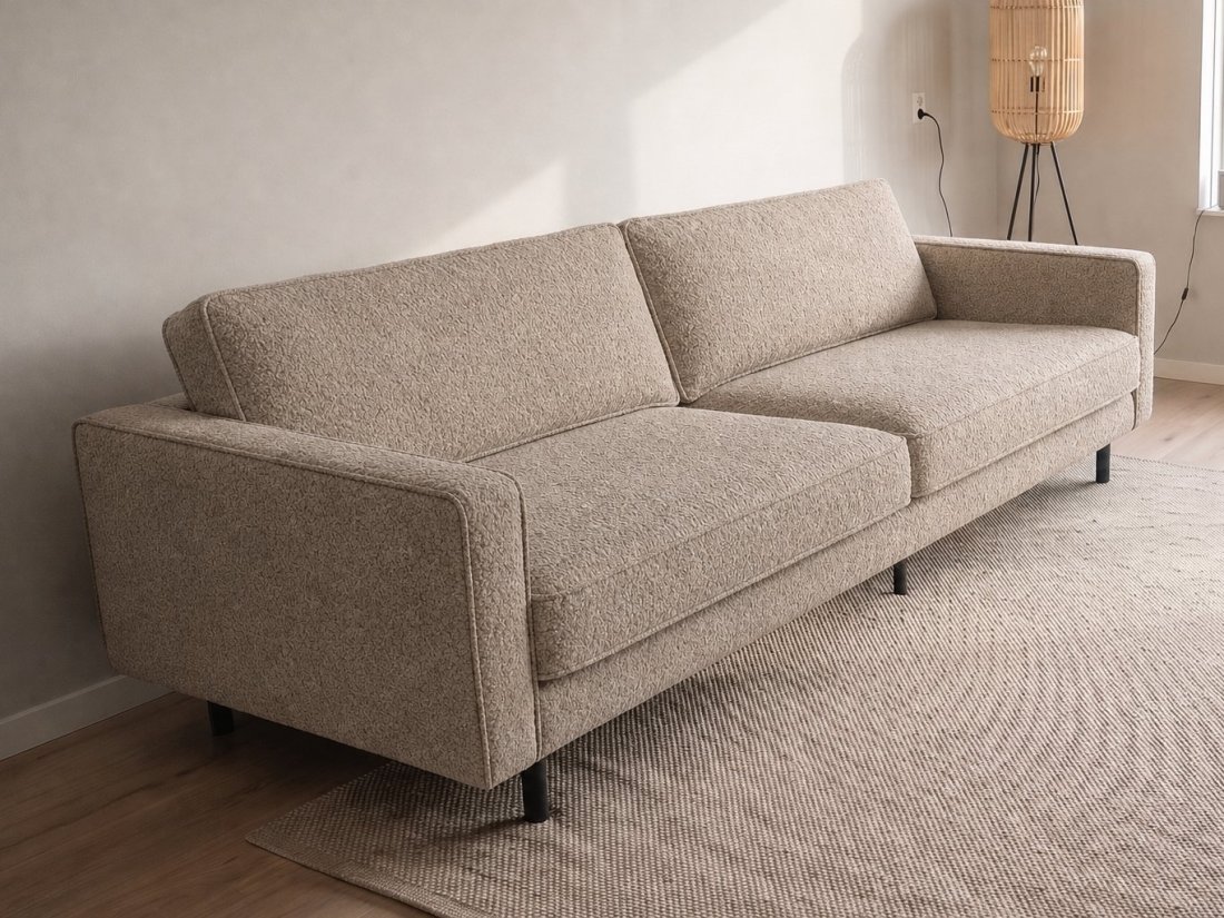 Westervoort 3 Zits in taupe – kleurimpressie – A-meubel