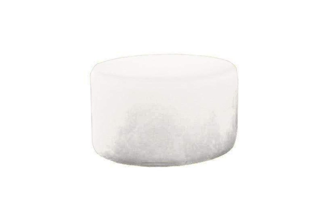 Poef Lexmond 47x47cm Wit – A-meubel