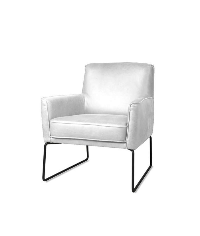 Fauteuil Bach – wit fauteuil – A-meubel
