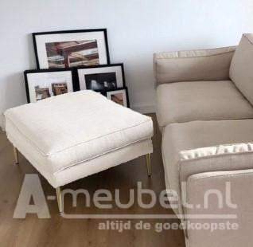 Alverna Hocker Wit – A-meubel