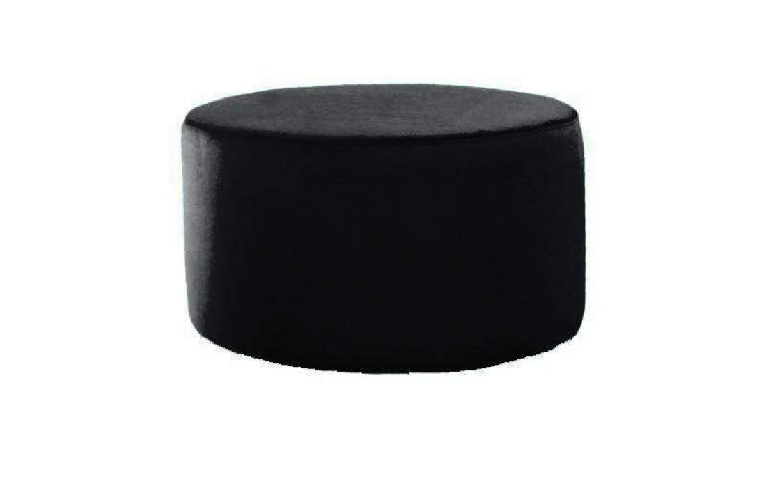Poef Lexmond 45x45cm Zwart – A-meubel