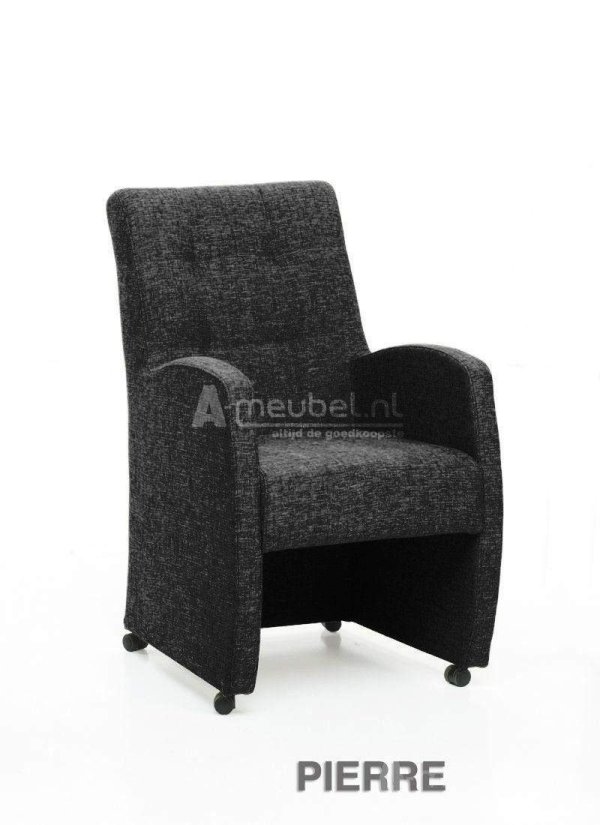 Stoel Pierre – wit eetkamerstoel – A-meubel