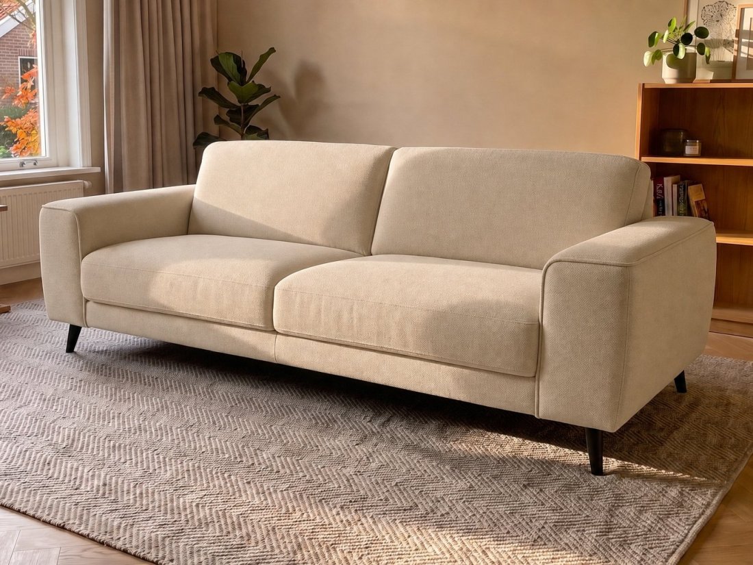 Zwolle 2 Zits in beige – kleurimpressie – A-meubel