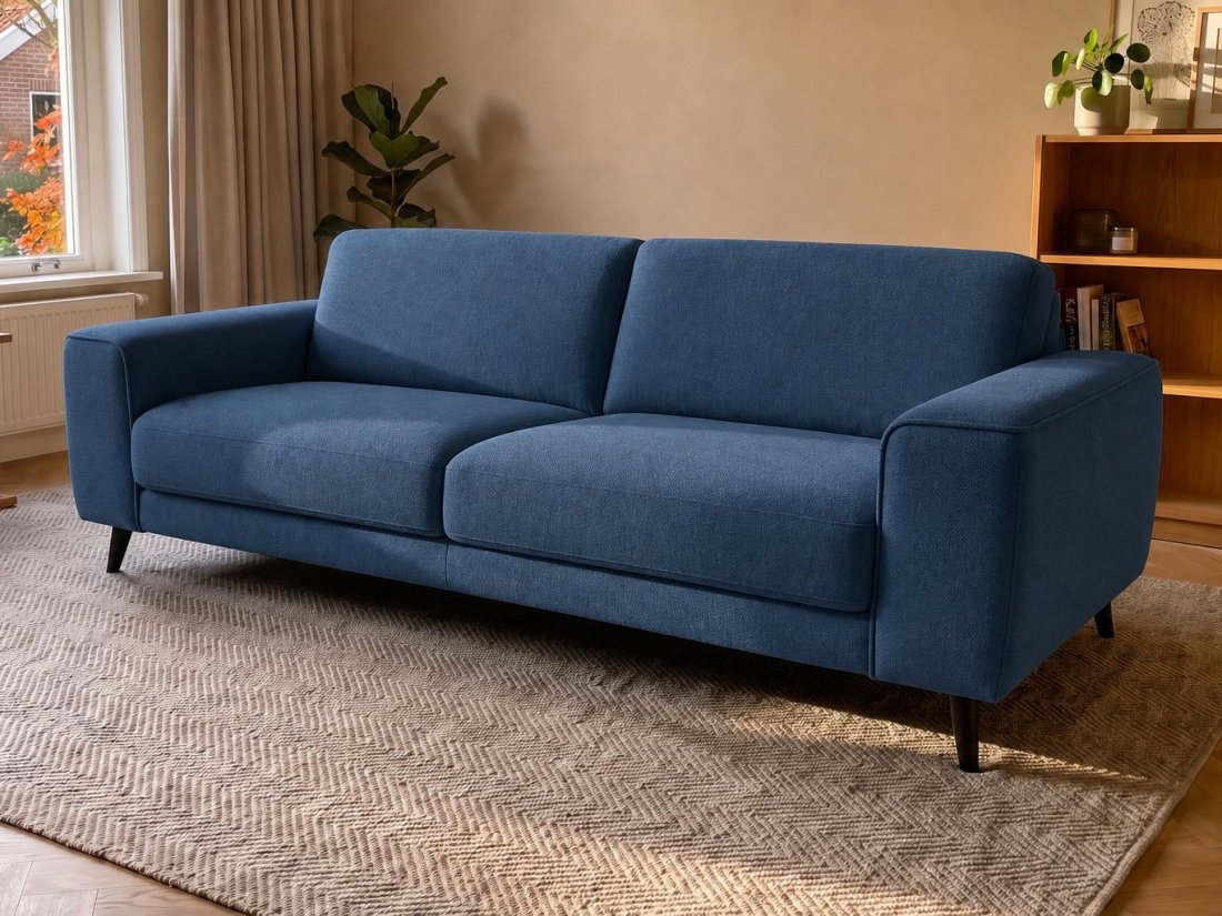 Zwolle 2 Zits in blauw – kleurimpressie – A-meubel