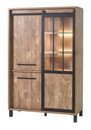 Barkast Alphen Oranje Teakhout 122cm