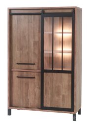 Barkast Alphen Oud Teakhout 122cm