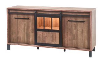 Dressoir Klein Alphen Oud Teakhout 179cm