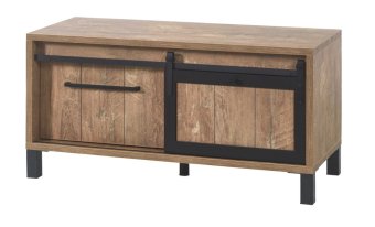 TV meubel Klein Alphen Oranje Teakhout 122cm