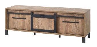 TV meubel Groot Alphen Oranje Teakhout 179cm