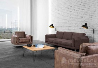 Bruine bankstel Alverna 149cm – A-meubel