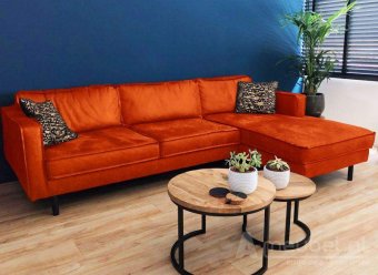 Oranje loungebank Westervoort 233cm – A-meubel