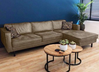 Beige loungebank Westervoort 233cm – A-meubel