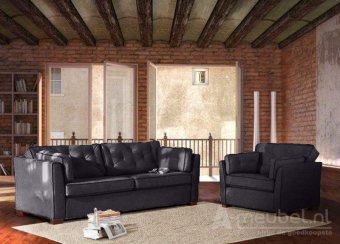 Paarse bankstel Dordrecht 200cm – A-meubel