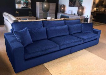 Blauwe bank XL Terheijden 172cm – A-meubel