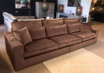 Bruine bank XL Terheijden 172cm – A-meubel