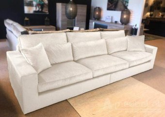 Witte bank XL Terheijden 312cm – A-meubel