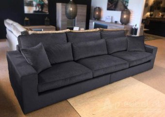 Antraciet bank XL Terheijden 172cm – A-meubel