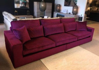 Paarse bank XL Terheijden 172cm – A-meubel