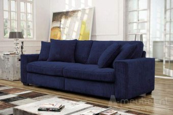 Blauwe bankstel Venlo 170cm – A-meubel