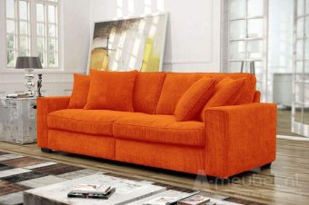 Oranje bankstel Venlo 170cm – A-meubel