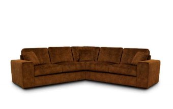 Cognac hoekbankstel Berlicum 265cm – A-meubel