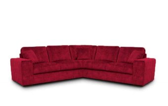Rode hoekbankstel Berlicum 265cm – A-meubel