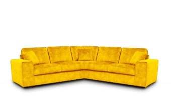 Gele hoekbankstel Berlicum 265cm – A-meubel