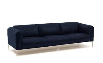 Blauwe bankstel Bern 170cm – A-meubel