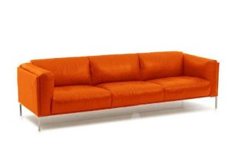 Oranje bankstel Bern 170cm – A-meubel