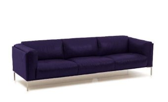 Paarse bankstel Bern 170cm – A-meubel