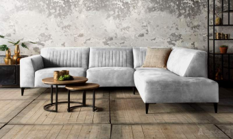 Witte hoekbank Aspen 258cm – A-meubel