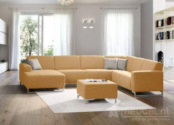 Beige u-bankstel Kerkdriel 229cm – A-meubel