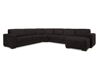 Bruine hoekbankstel Malden 231cm – A-meubel