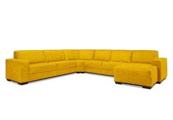 Gele hoekbankstel Malden 231cm – A-meubel